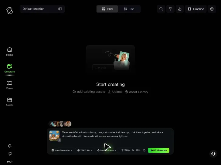 Generate, Refine, and Share